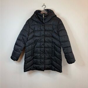 Jason Wu Women’s Black Hooded Puffer Jacket Size Large NWT